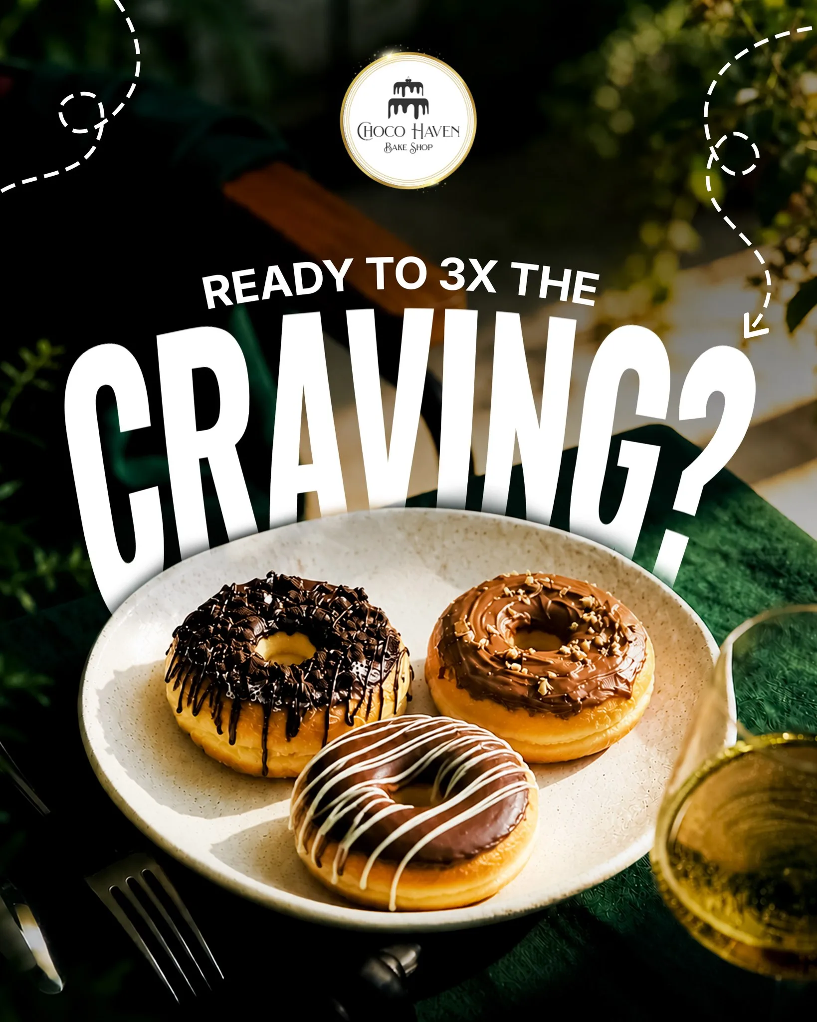 Assorted Choco Haven donuts